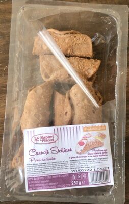 Cannoli siciliani front packaging