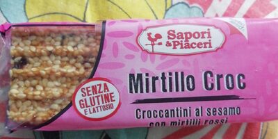 Croccantini al sesamo con mirtilli rossi