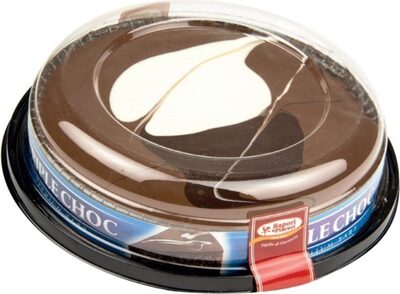 Torta Pan di spagna al cacao con crema front packaging