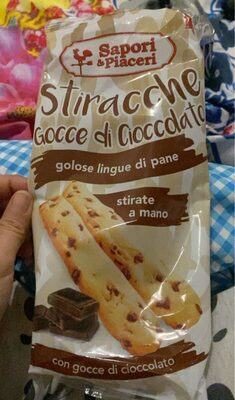 Stiracche gocce di cioccolato front packaging
