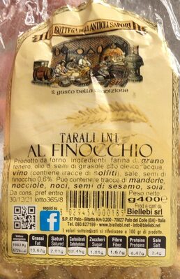 Tarallini al finocchio