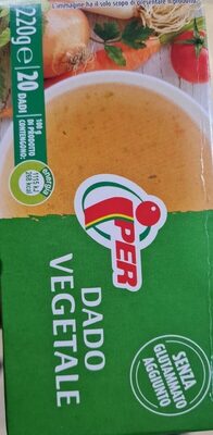 Dado vegetale front packaging