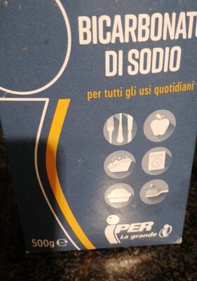 Bicarbonato di sodio front packaging