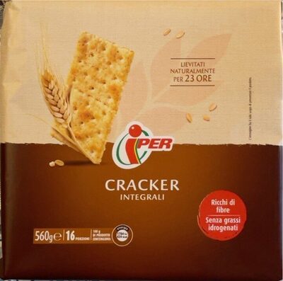 Cracker integrali front packaging