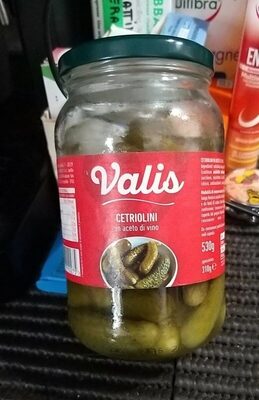 Cetriolini sott'aceto front packaging