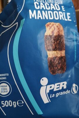 Frollini con cacao e mandorle