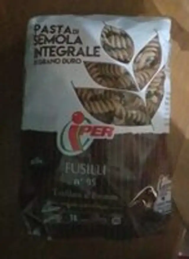 Pasta di semola integrale di grano duro