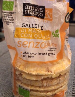 Gallette di Mais con Quinoa