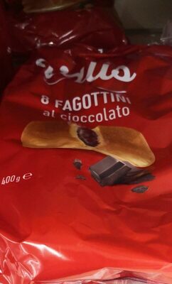 Fagottini al cioccolato front packaging