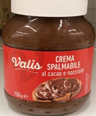 Crema spalmabile al cacao e nocciole