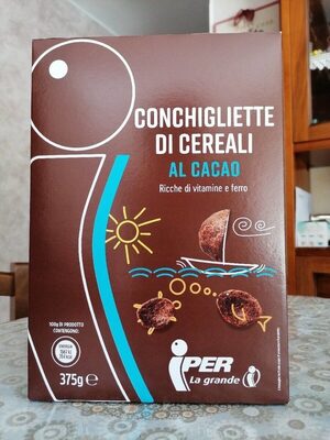 Conchigliette di cereali al cacao