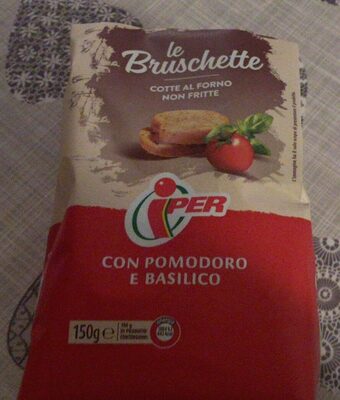 Le bruschette front packaging