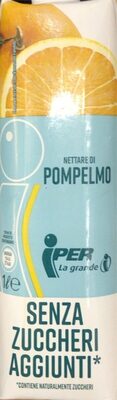 Nettare di pompelmo front packaging