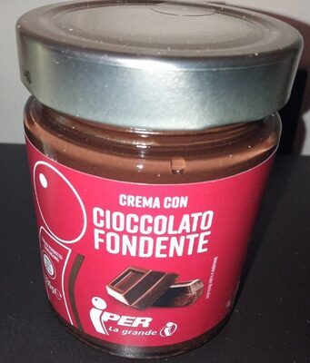 Crema con cioccolato fondente