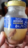 Filetti di acciughe in olio d'oliva