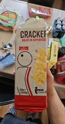 Cracker salati superficie