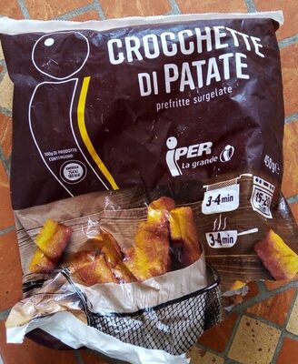 Crocchette di patate front packaging