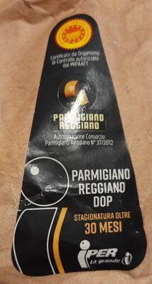 Parmigiano Reggiano DOP front packaging