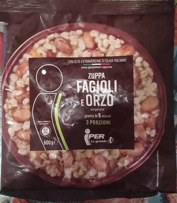 Zuppa fagioli e orzo