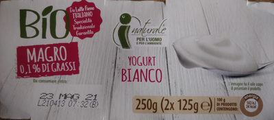 yogurt bianco magro