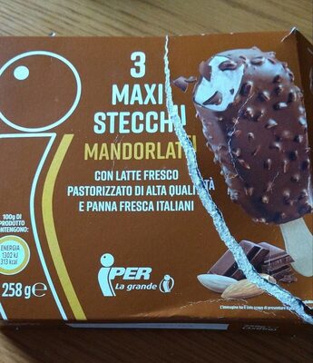 3 Maxi stecchi mandorlati front packaging
