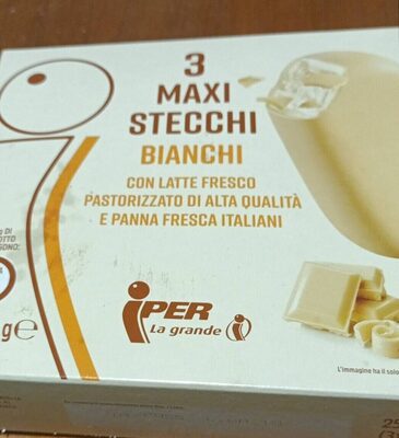 3 Maxi stecchi Bianchi