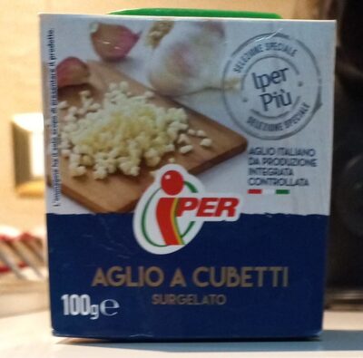 Aglio a cubetti