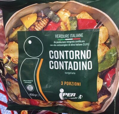 Contorno contadino front packaging