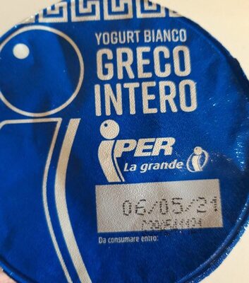 Yogurt bianco greco intero