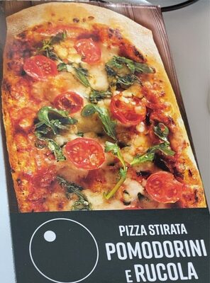 Pizza stirata pomodorini e rucola front packaging