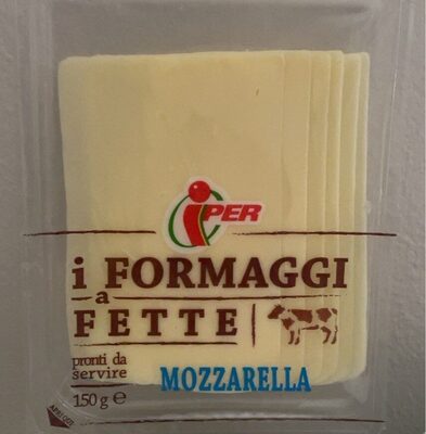 I Formaggi a Fette Mozzarella front packaging