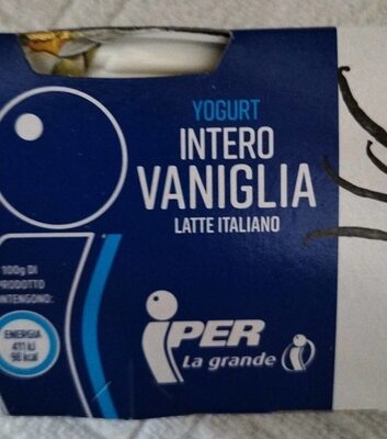 Yogurt intero alla vaniglia