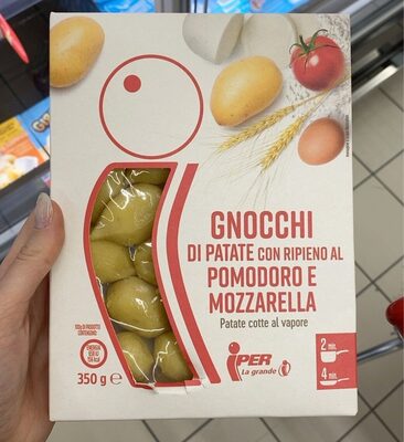 Gnocchi patate pomodoro e mozzarells front packaging
