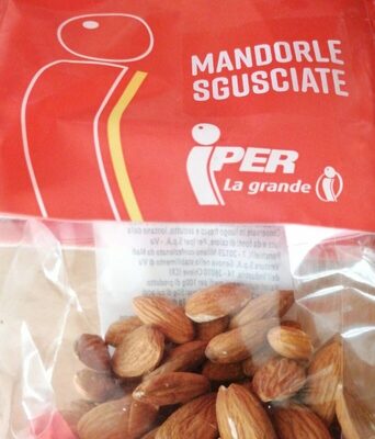 Mandorle sgusciate front packaging