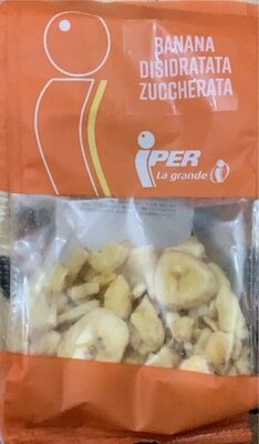 Banana disidratata zuccherata