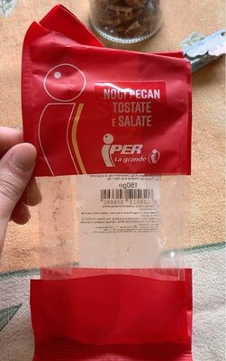 Noci pecan tostate e salate front packaging