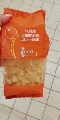 Ananas disidratato front packaging