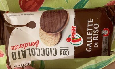 Gallette con cioccolato fondente