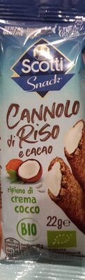 Cannolo di riso cacao e cocco