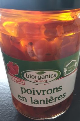 Poivrons en lanieres