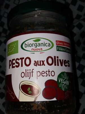 Biorganica Pesto aux Olives front packaging