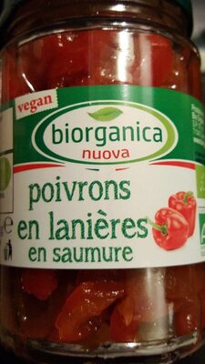 Poivrons en lanières en saumure