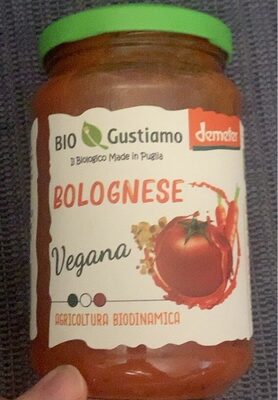 Bolognese vegana front packaging