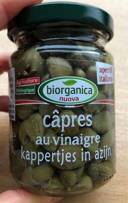 Câpres au vinagre front packaging