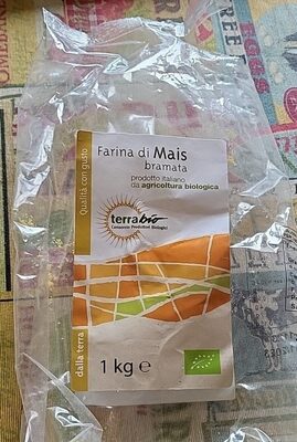Farina di mais bravata bio front packaging