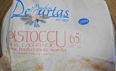 pistoccu di villagrande front packaging