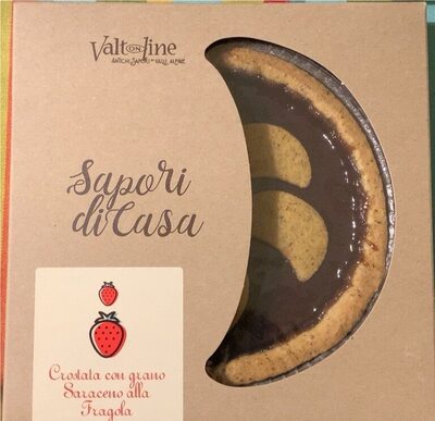 Crostata con grano saraceno alla fragola