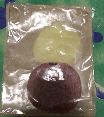 Salame inglese più formaggio scamorza affumicata front packaging