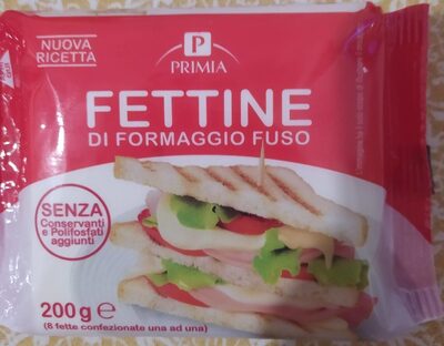 Fettine di formaggio fuso