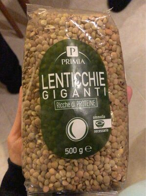 Lenticchie giganti front packaging